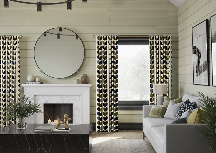 Orla Kiely Multi Stem, Moss - Made to Measure Curtains - Image 3